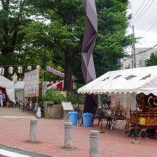 松濤町の神酒所は松濤公園の正面入り口でした。